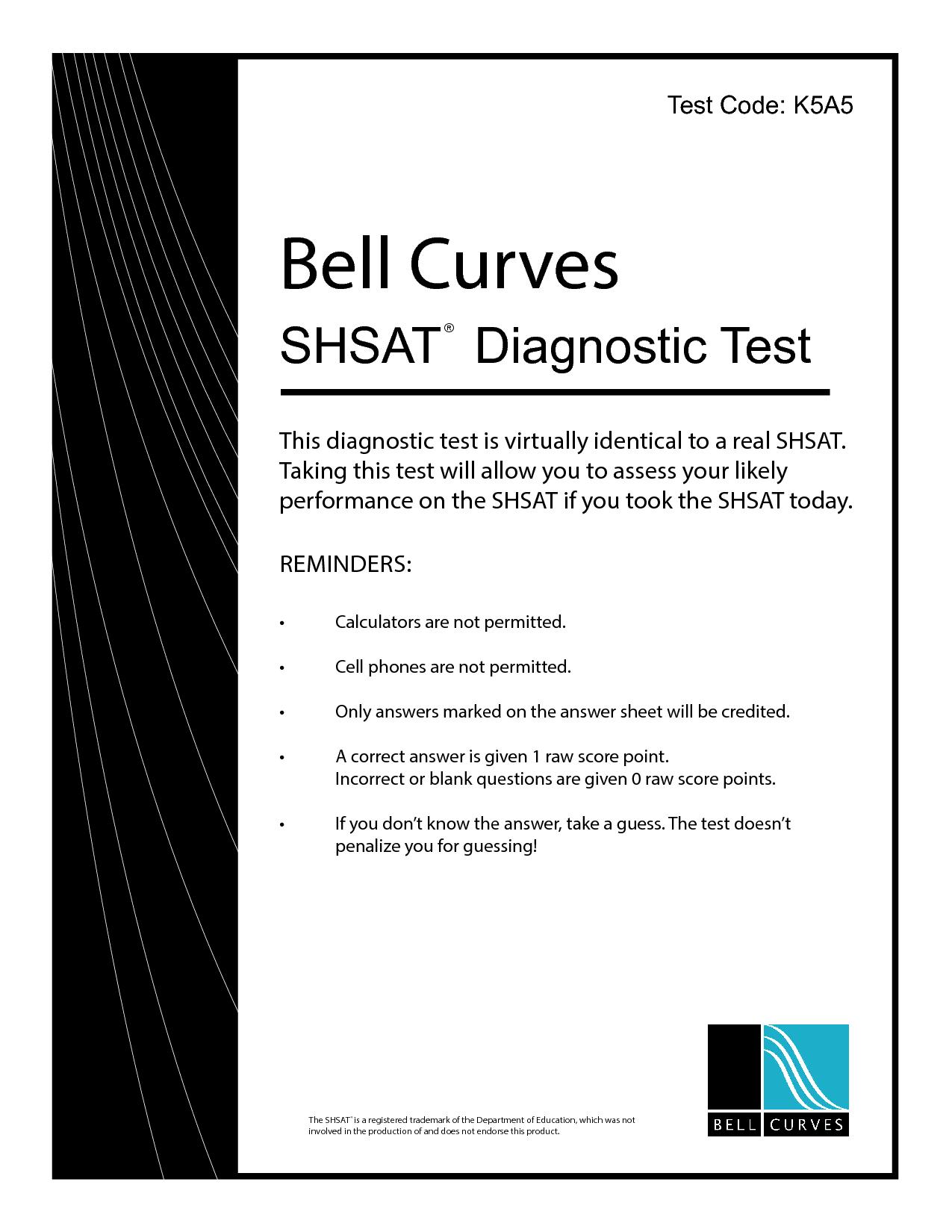 Bell Curves SHSAT Diagnostic K5A5